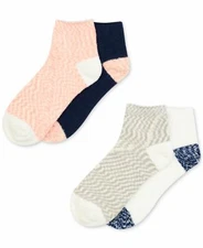 Warners Womens Shoe Size 4-10 4 Pk Cloud 9 Seriously Soft Fluffy Mid Crew Socks