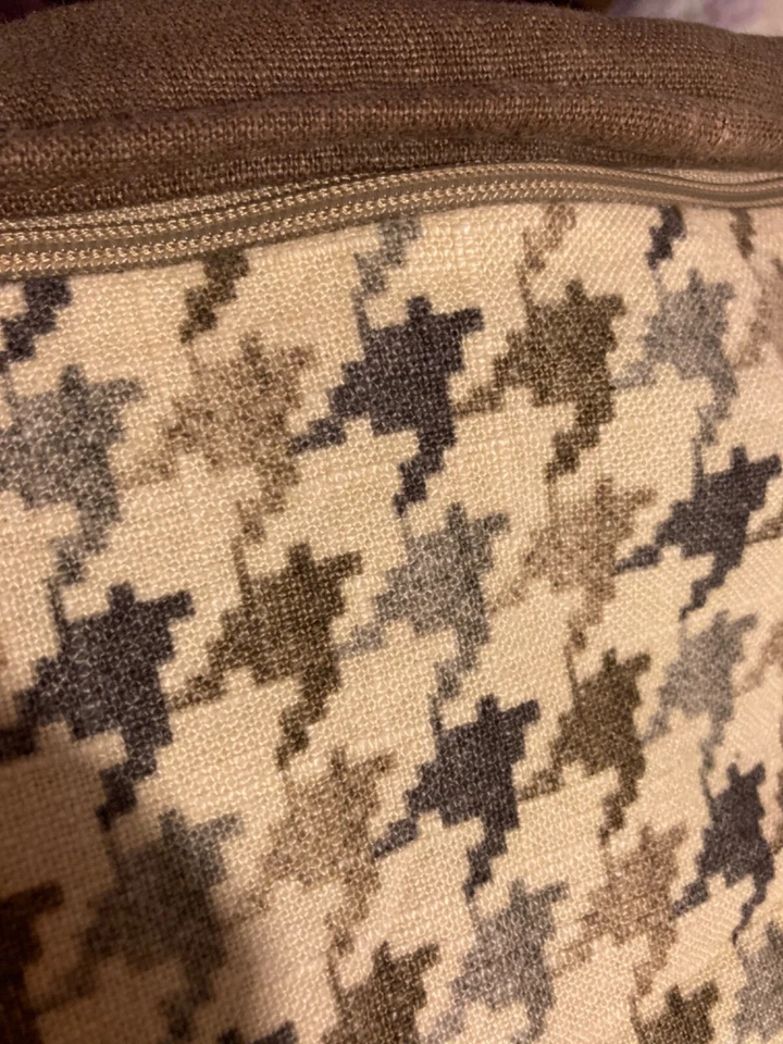 Capa de edredom dupla multicolorida mistura de linho 68” X 84” sem marca - Imagem 3 de 4