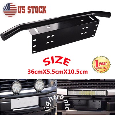 license plate bull bar