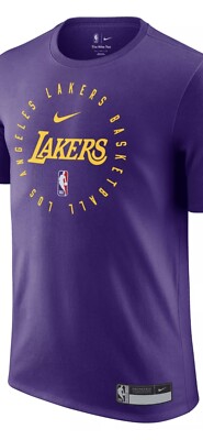 NWT Los Angeles Lakers Nike Dri Fit 2024/25 Practice Shirt Size