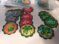 St. Patrick's Day Icons Decoration Cupcake Topper Irish Saint  82 pc Party