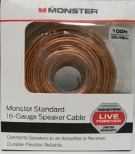 Monster Standard 16 Gauge Speaker Cable 