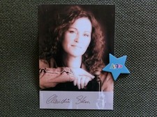 Claudia Stern, oryginalna podpisana karta z autografem,D-120