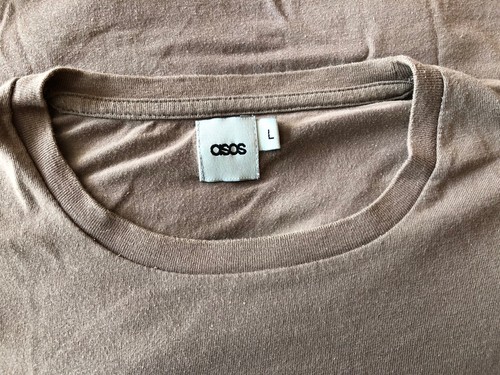 Asos brown large T-shirt with skull design on back - Picture 4 of 5