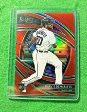 TRAVIS DEMERITTE PRIZM RED ROOKIE CARD SP#/199 TIGERS 2020 SELECT BASEBALL RC SP