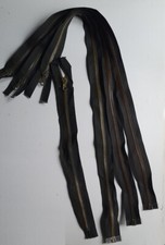 STOCK RIMANENZE CERNIERE LAMPO LOTTO 4 PEZZI 3 da 78 cm. + 1 da 43 cm. nere