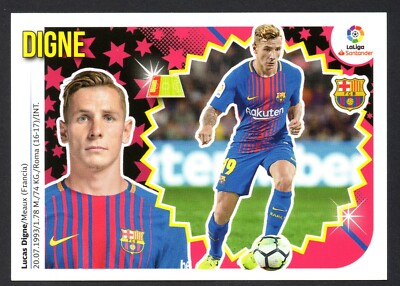 DIGNE #7B BARCELONA 2018-19 STICKER PANINI LA LIGA ESTE SANTANDER