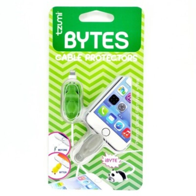 Tzumi 6269 Cord Bytes Cable Protectors Charge Pack Alligator [New]