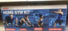 SPRI Home Gym Kit Quality Wheel, Push-up Bars, Resistance Bands, Seg. Jump Rope
