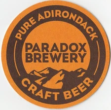 Paradox Brewery Beer Coaster  North Hudson (Schroon Lake) NY
