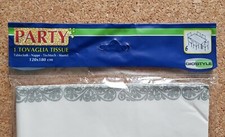 Tovaglia Rotolo In Carta Damascata - Verde Bandiera, 7x1.20 Mt, Monouso, Per Feste E Party - Foto 9