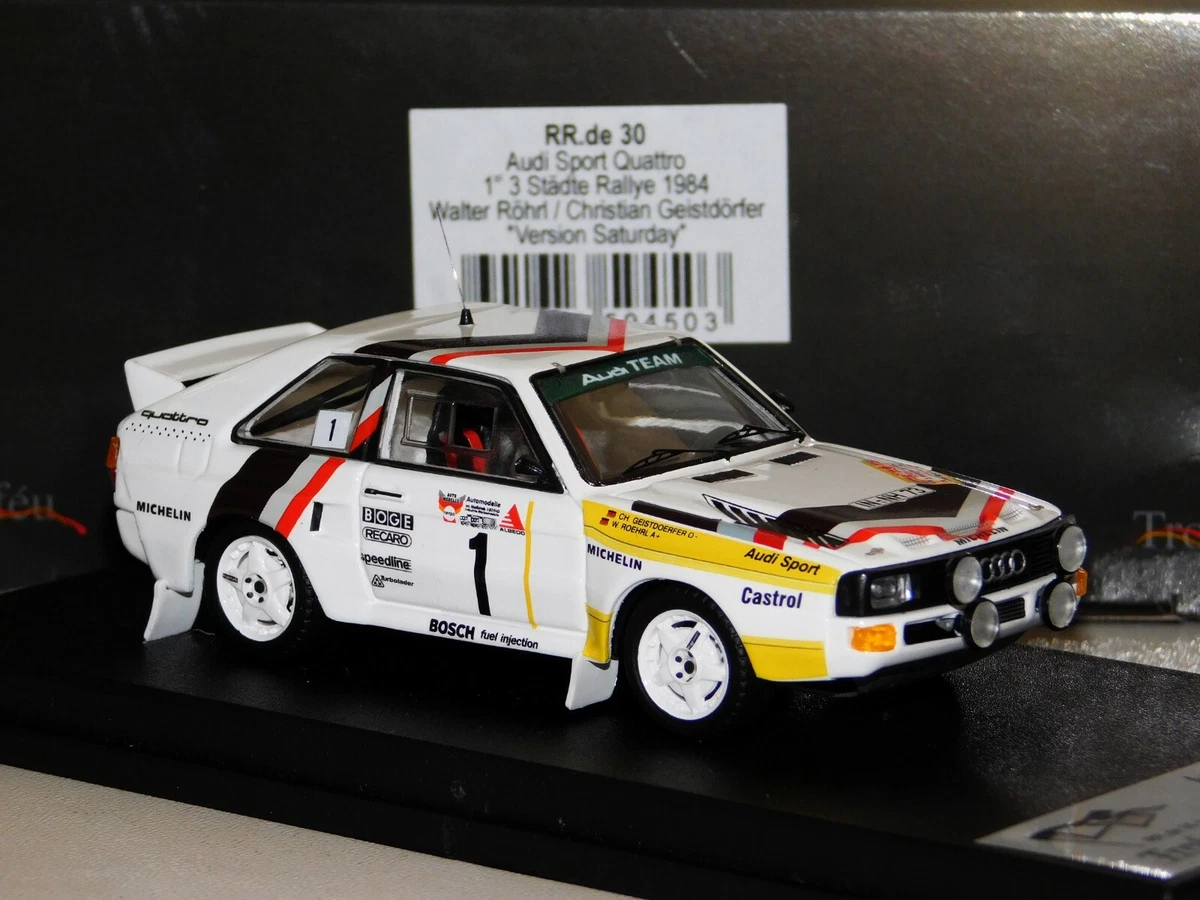 Audi quattro s1 1 43 dans voitures de rallye miniatures