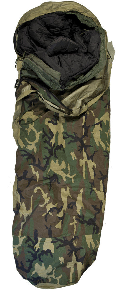 USGI MSS Modular Sleep System Piece Woodland Camo