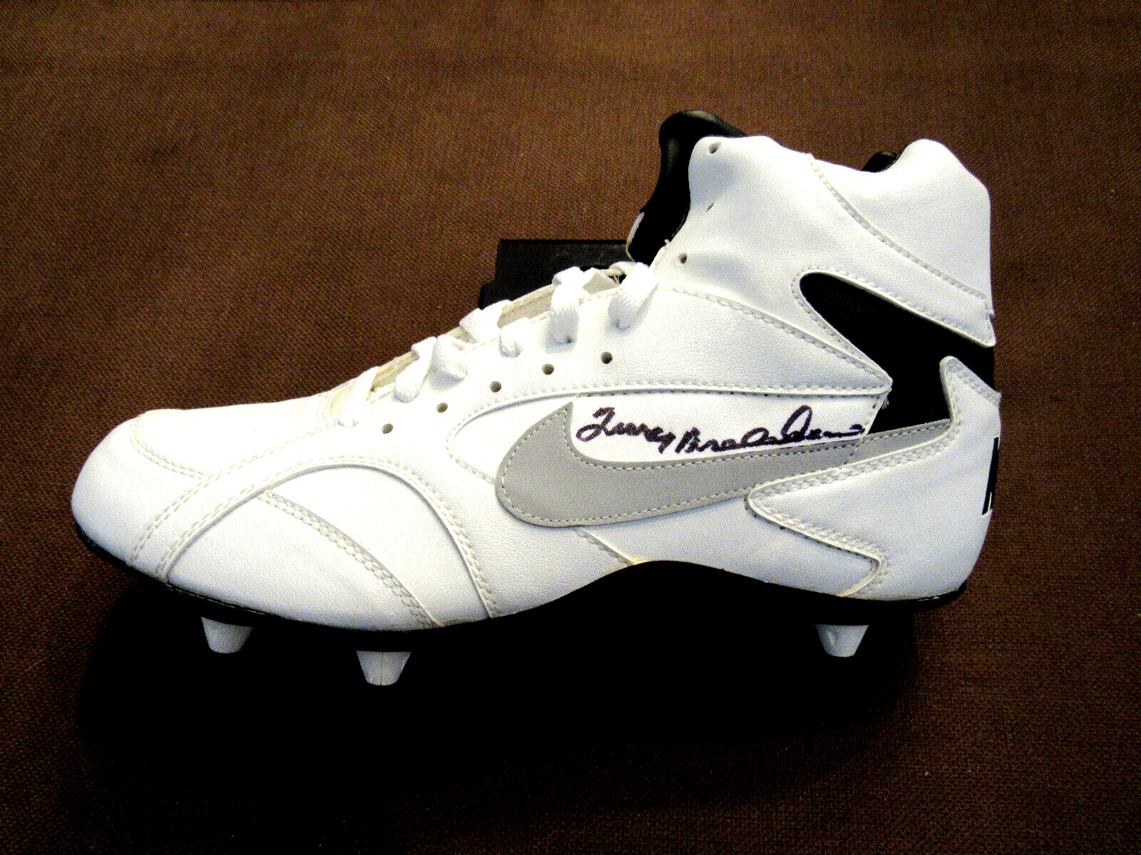 Terry Bradsahw Autographed Signed Pittsburgh Steelers TERRY BRADSHAW # 12 SBC STEELERS HOF QB AUTO NIKE FOOTBALL CLEAT BECKETT 