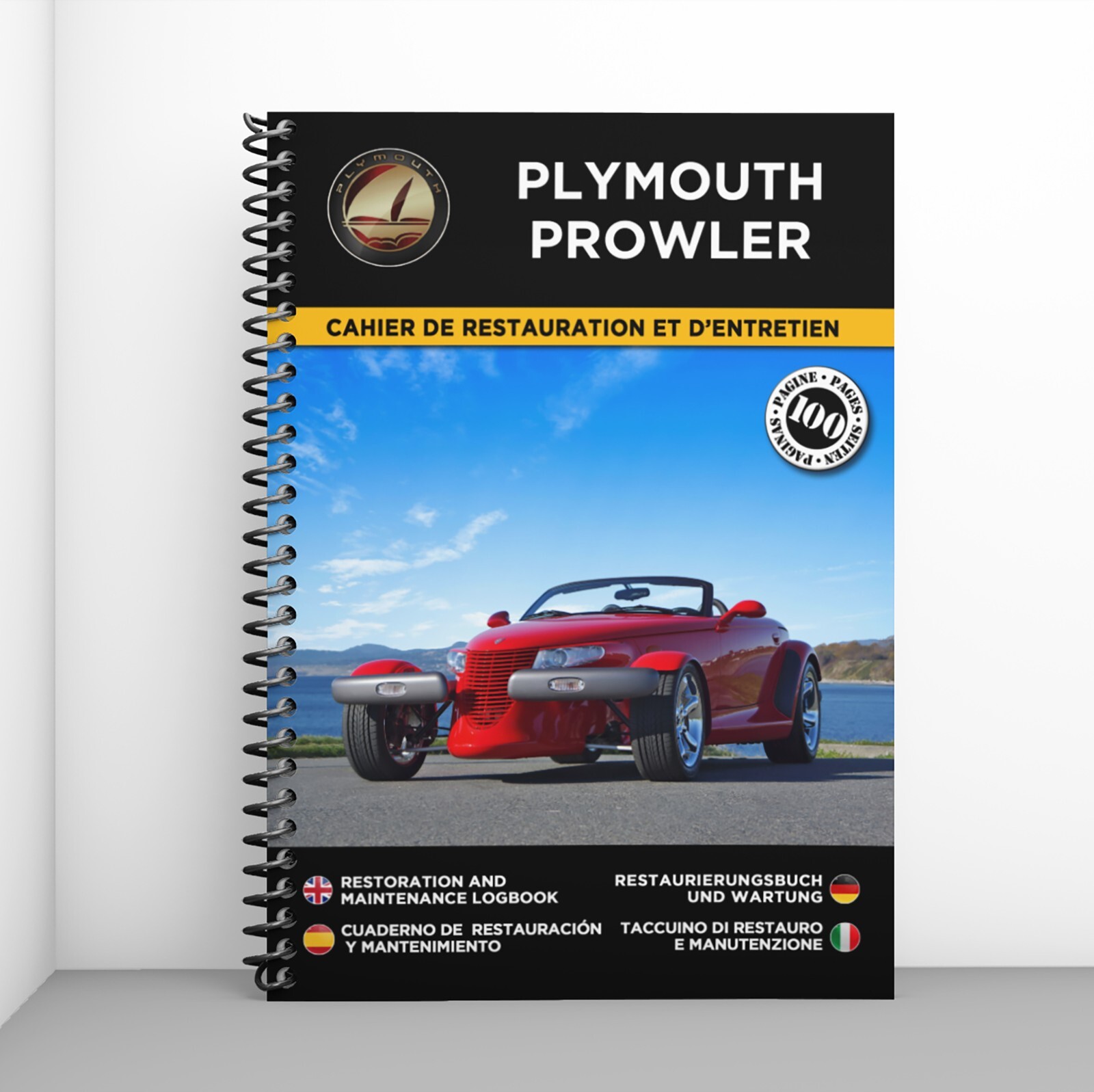 Journal de bord Plymouth Prowler pour vos sorties et travaux de garage le weekend