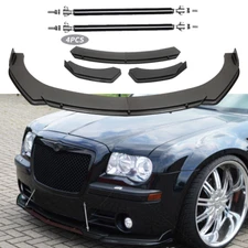 Carbon Front Bumper Lip Splitter Spoiler Body Kit For Chrysler 300
