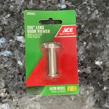 ACE DOOR VIEWER 200 Degree Lens Satin Nickel 5395561 NEW