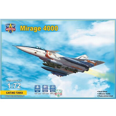 Mirage 4000 w/Weapons Modelsvit 72053 Plastic model aicraft kit Scale 1:72