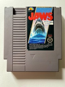 JAWS | NINTENDO NES 1987 | AUTHENTIC + TESTED + CLEANED
