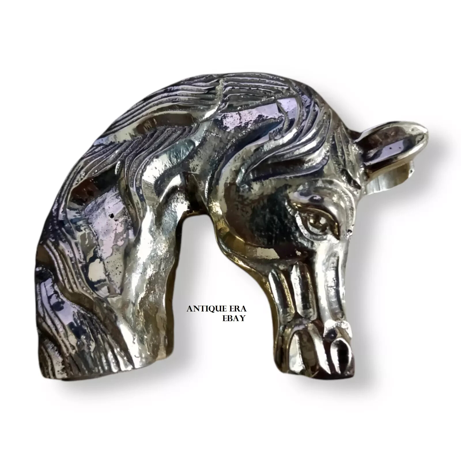 Solid Style Solid Brass Horse Head Handle ONLY Fo… - image 5