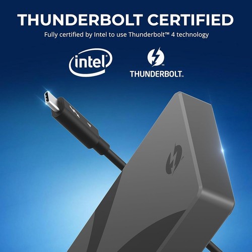 Thunderbolt 4 Hub - 8K display and 60W charging USB C Port -Sabrent - HB-TBT4 - Picture 7 of 8