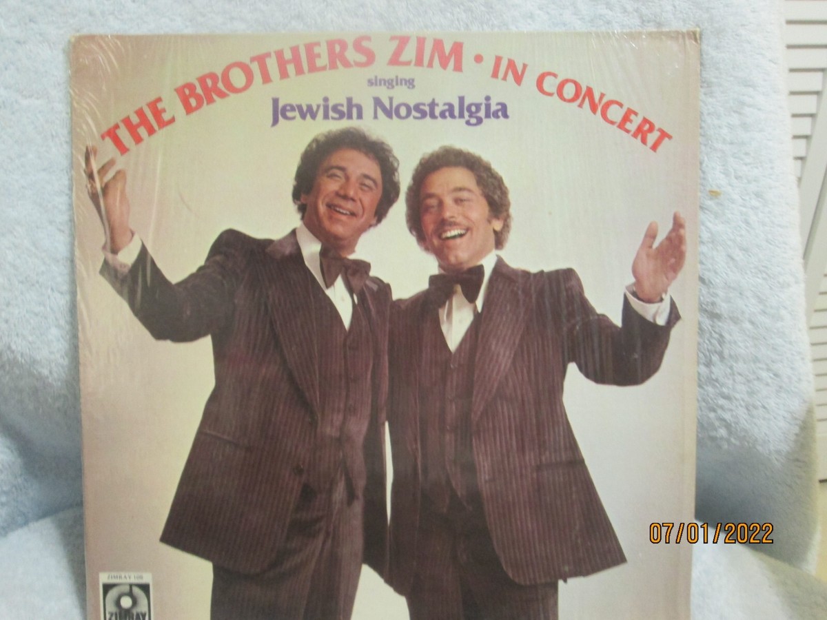 The Brothers Zim - In Concert Jewish Nostalgia Vinyl Record Album