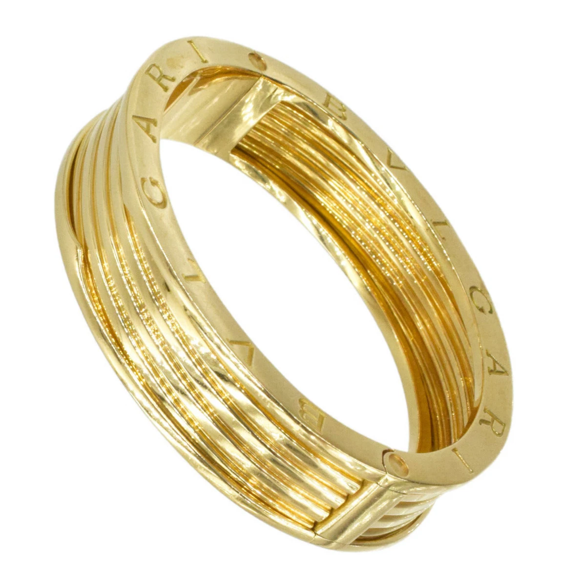 Bulgari B.Zero1 Bracelet in Yellow Gold with No Gemstones, S