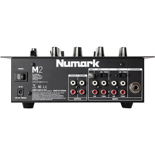 Numark M2 BLACK 2-Channel DJ Scratch Mixer - Image 3 of 3