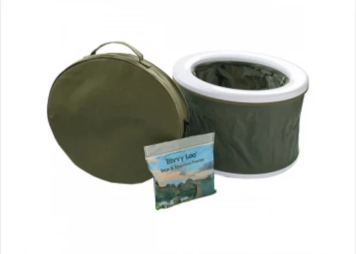 Carp Life Bivvy Loo - Carp Fishing Camping Portable Toilet & Biodegradable Bags