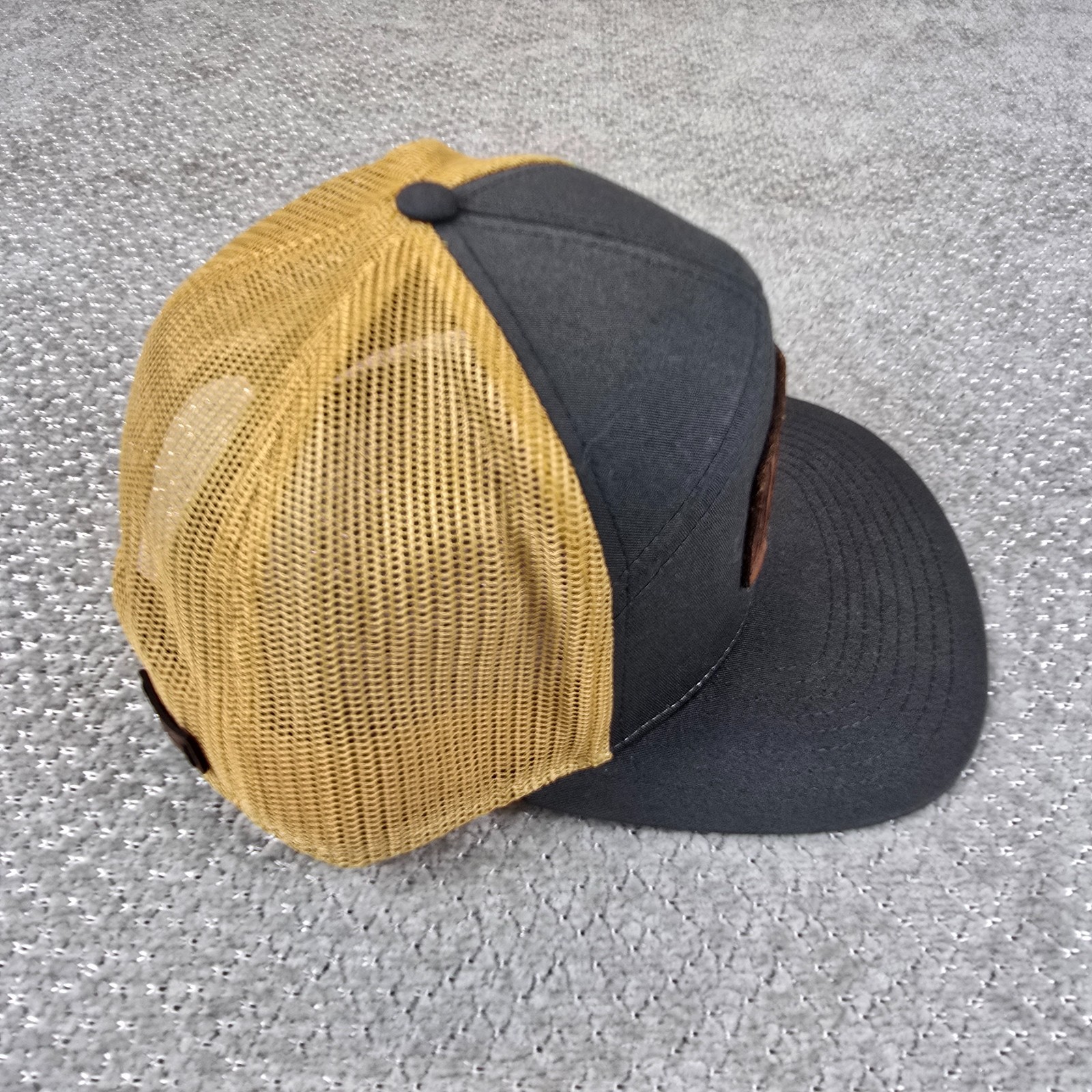 AUSTIN Baseball Snapback Hat Leather Patch Hand S… - image 2