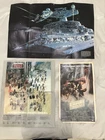 Lot Of 3 Vintage 1980s Star Wars ESB ROTJ Ad Posters Topps Kenner N. Geographic