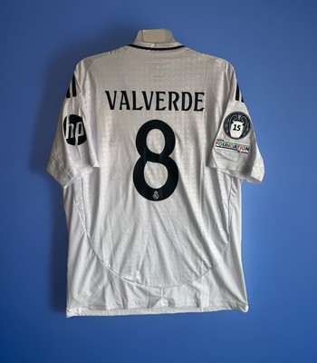 Real Madrid Valverde UEFA Super Cup Final Player Jersey Size 2XL