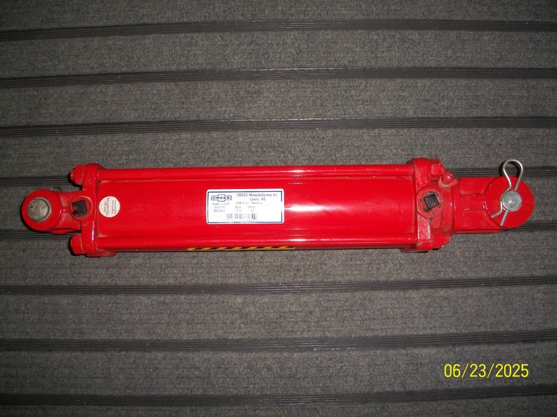 3.5" x 12" Cross Hydraulic Cylinder Retracted 22.25" Extended 34.25" USA MADE