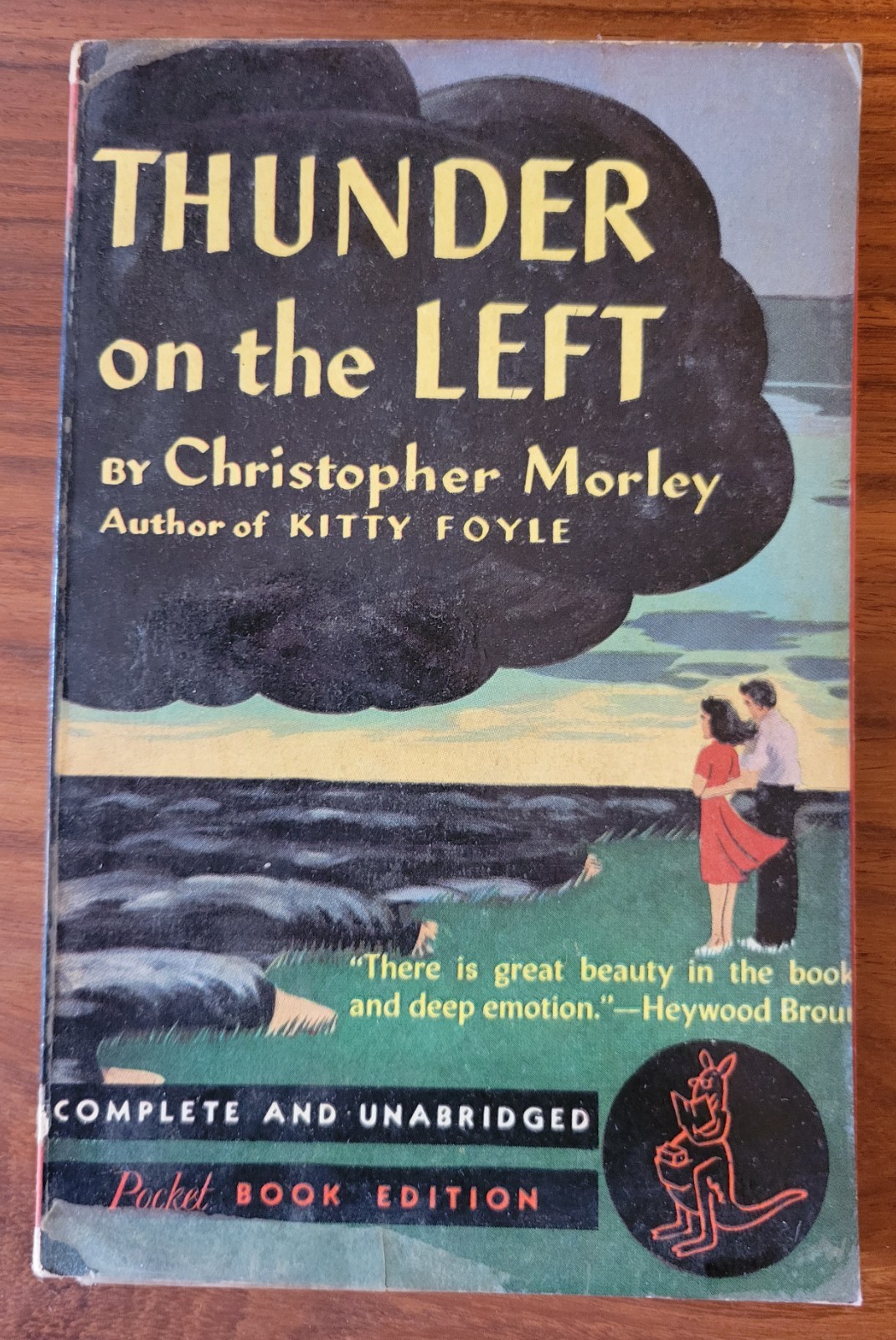 Thunder on the Left. C. Morley. 1940. Pocket Books no. 51. 1st Printing