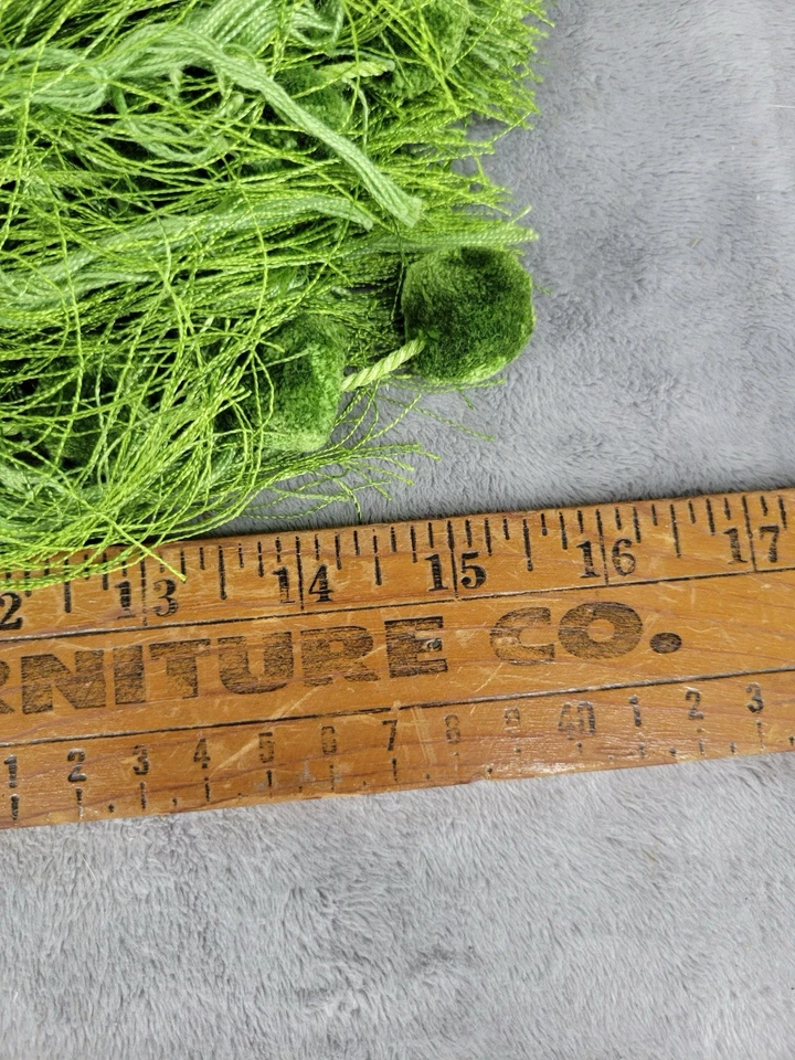 "Juego de 2 borlas grandes de 16"" de largo con borlas verdes claras para cortinas Vatican Homes" Foto 4 de 4