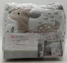 3 Piece Crib Bedding Set Deer Park Multicolor