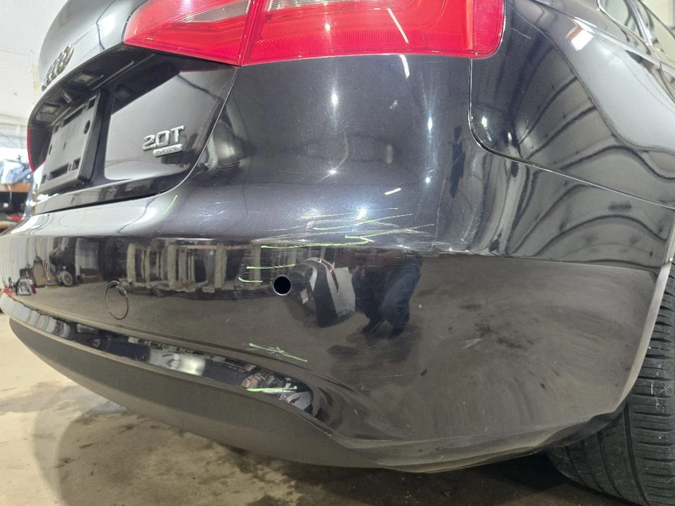 Rear Bumper Sedan Without S Line With Park Assist Fits 13-16 AUDI A4 644899 - Image 3 of 4