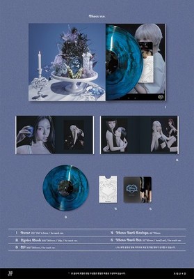 NMIXX BLUE VALENTINE 1st Album LP 2 Ver SET/2Vinyl+2Lyrics Book+12