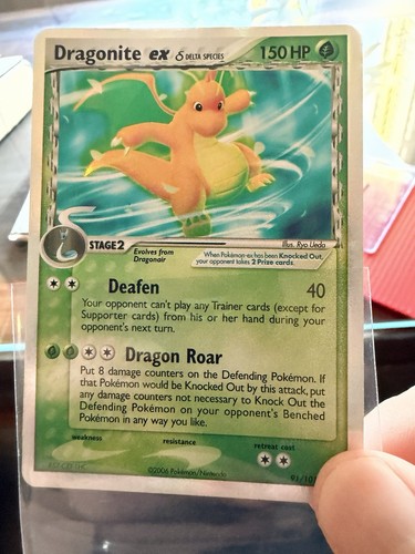 Dragonite ex (Delta Species) 91/101 Dragon Frontiers Holo