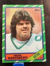 MARK GASTINEAU  DE,  N.Y. Jets,  1986  Topps  #105