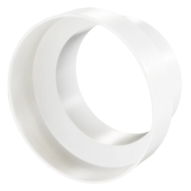 EASY ACT GMBH Riduttore Plastica 125/100mm Riduzione Canale-Transizione Riduzione PVC