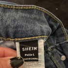SHEIN Women's Petite L Blue Medium Wash Flared Denim Jeans 5-Pocket — photo 5