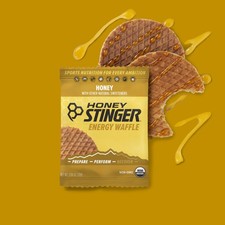 Honey Stinger Organic Energy Waffle Snack Honey 1.06 oz 6 Count Box New