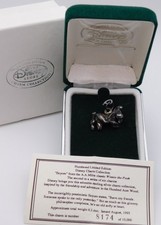 Disney Store SS Sterling Silver EEYORE CHARM Winnie the Pooh NEW Gift Box
