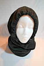 Unbranded Black Fleece Balaclava, One-Size XL , Cinches at Face