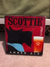 Scottie Brewing Co. Beer Sign Canvas Print
