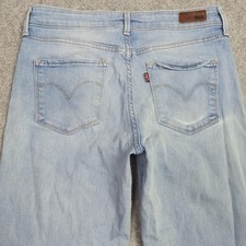 Levis Strauss Damen Jeans W28 L30 Blau Eng Gerade Demi-Curve Klassisch Anstieg