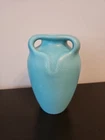 1930 Original Rookwood Pottery Turquoise Vase 6" Matte Finish Mold Number 2428