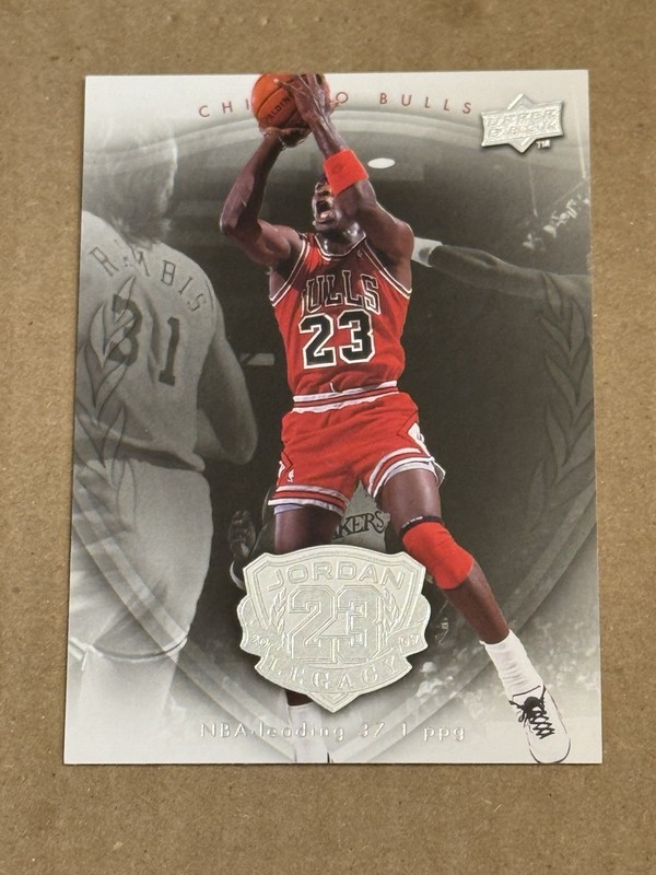 2009-10 Upper Deck Jordan Legacy Michael Jordan Card # 10 GOAT Bulls 6 Rings!