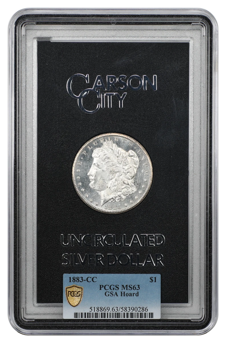 Carson City Grade MS 63 1883 Year Morgan US Dollars (1878-1921